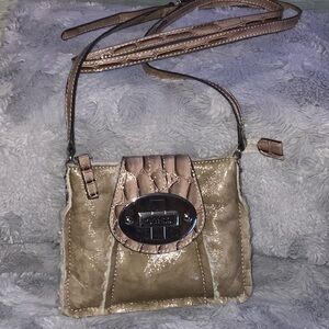Guess Elegant Tan Crossbody Bag